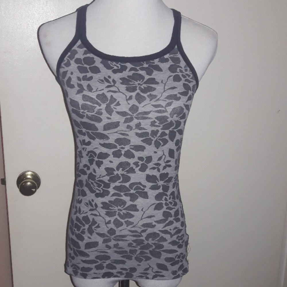 Flower printed tank top